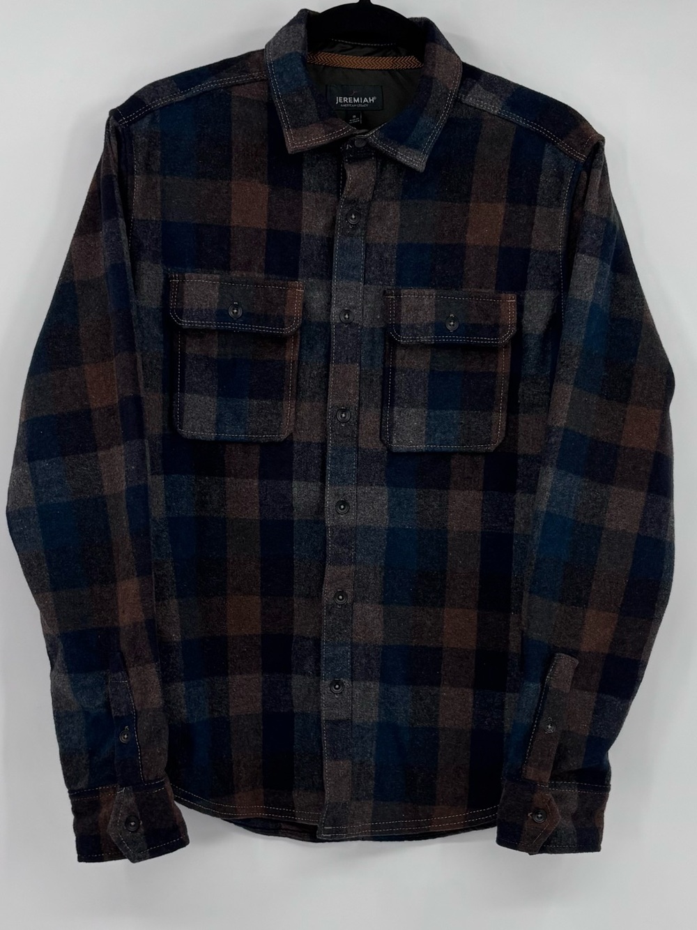 Jeremiah Men’s Classic Americana Heritage Plaid Outdoors Rugged Flannel Shirt